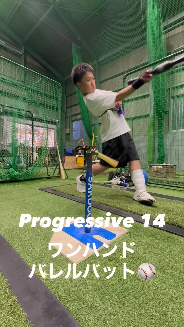 ワンハンドバレルバット