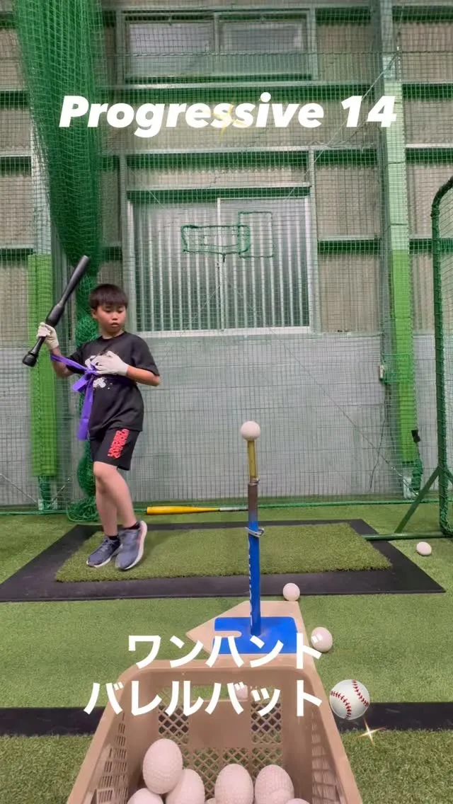 ワンハンドバレルバット