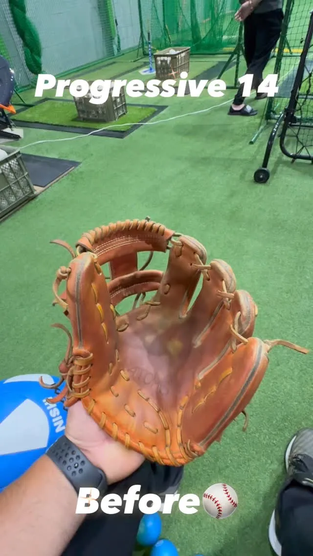 グラブスチーム 型付け、型直し